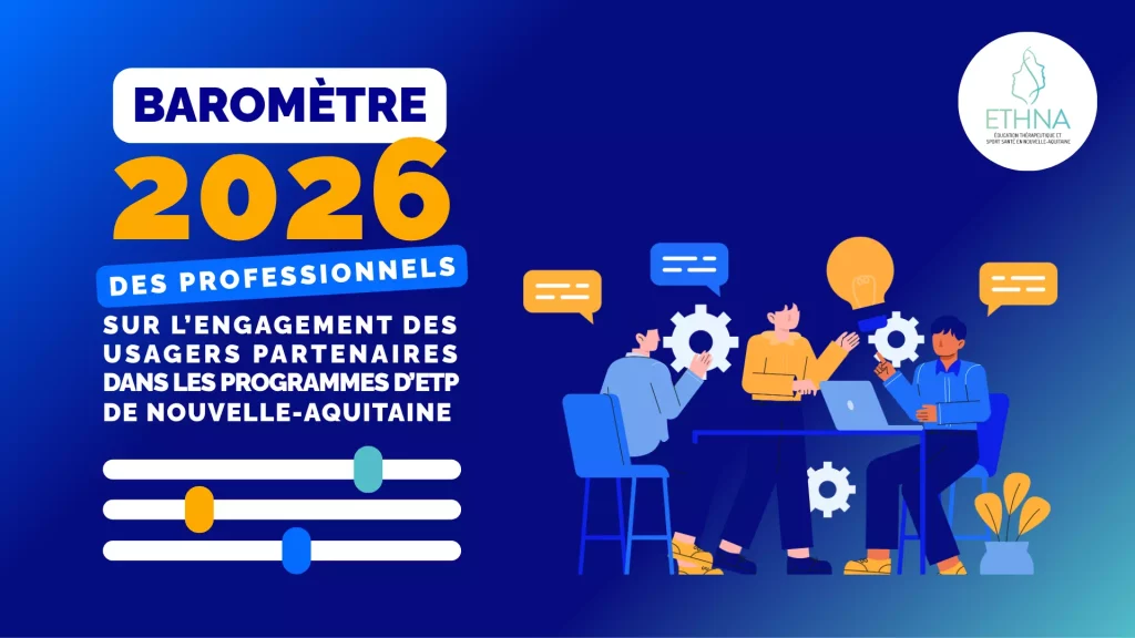 Baromètre 2026 des professionnels sur l&rsquo;engagement des usagers partenaires en ETP – 1ère édition